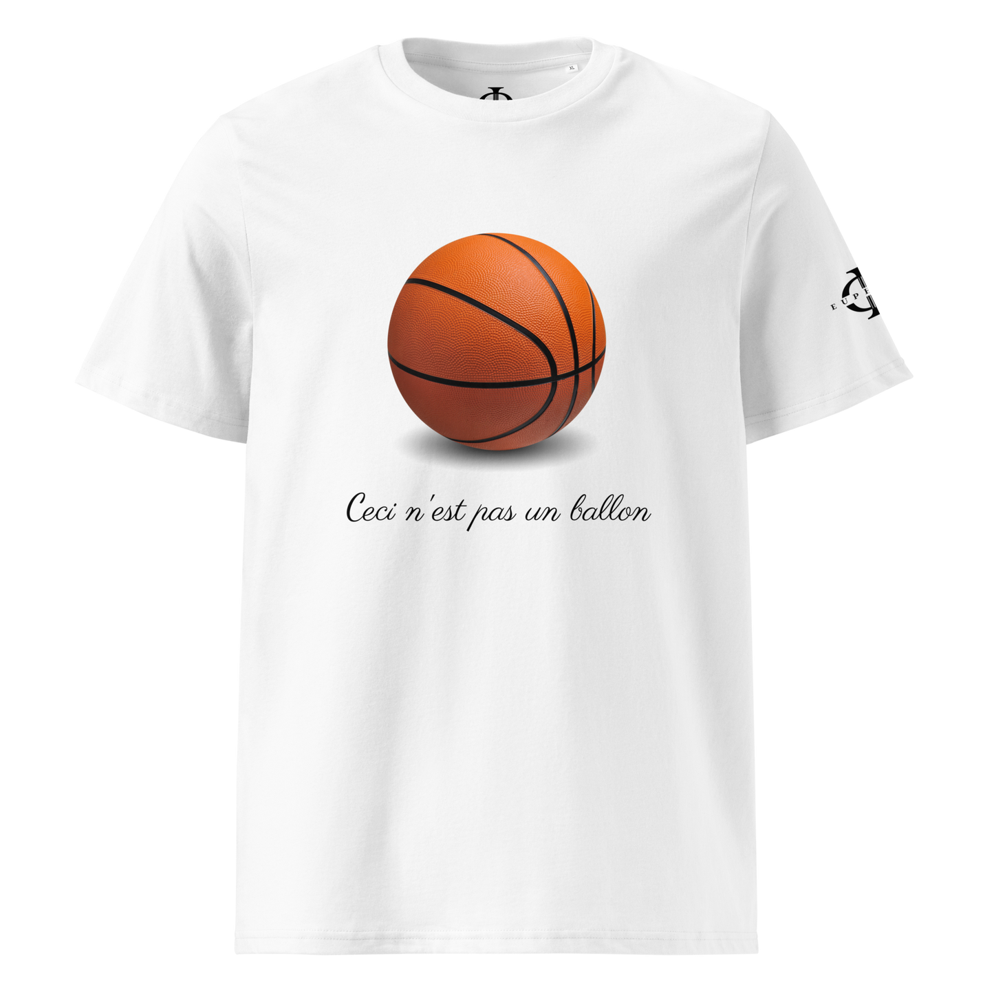 T-shirt - Ceci n'est pas un ballon de basketball - Blanc