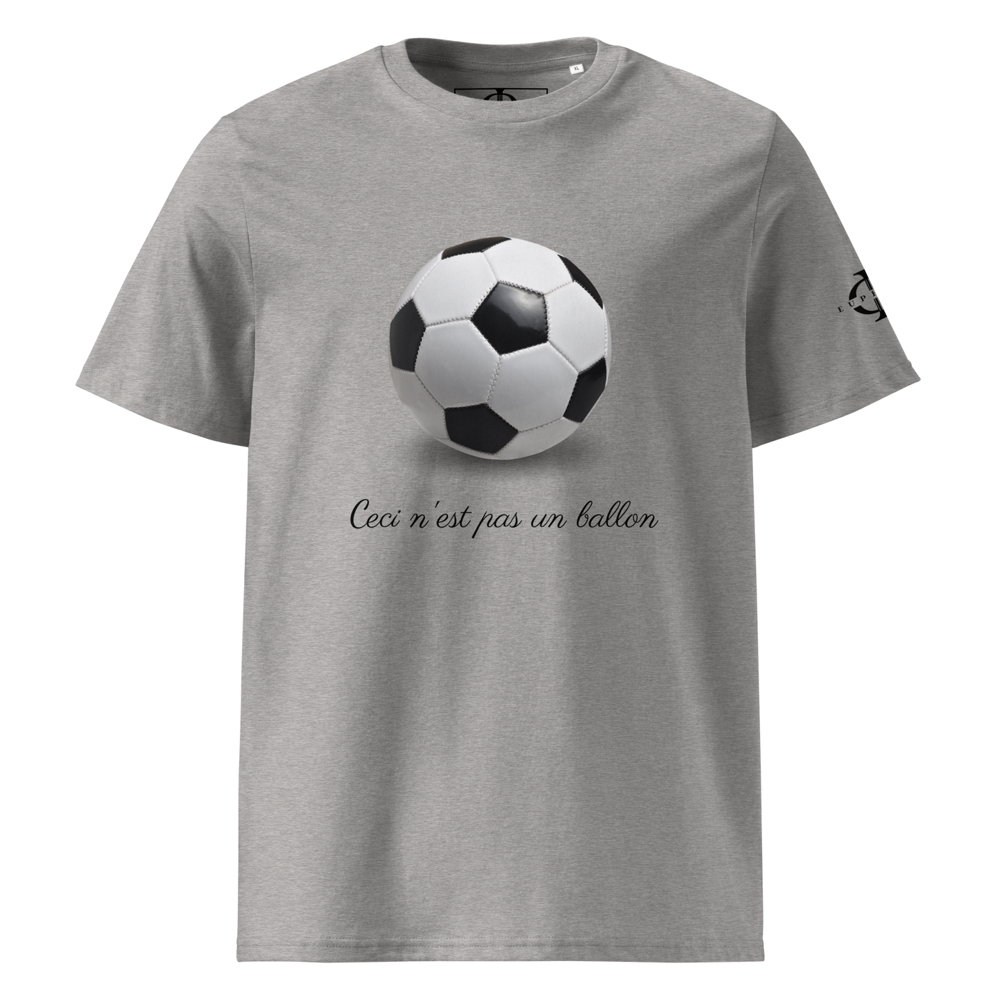 T-shirt - Ceci n'est pas un ballon de football - Gris