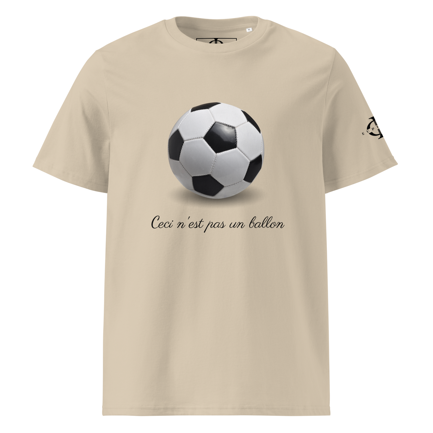 T-shirt - Ceci n'est pas un ballon de football - Sable