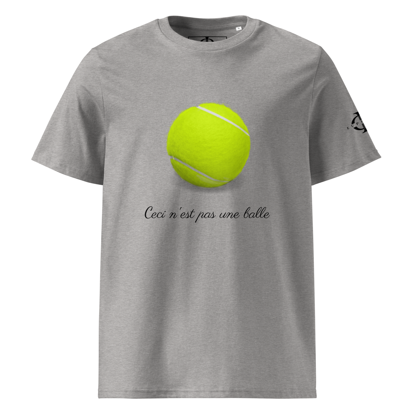 T-shirt - Ceci n'est pas une balle de tennis - Gris