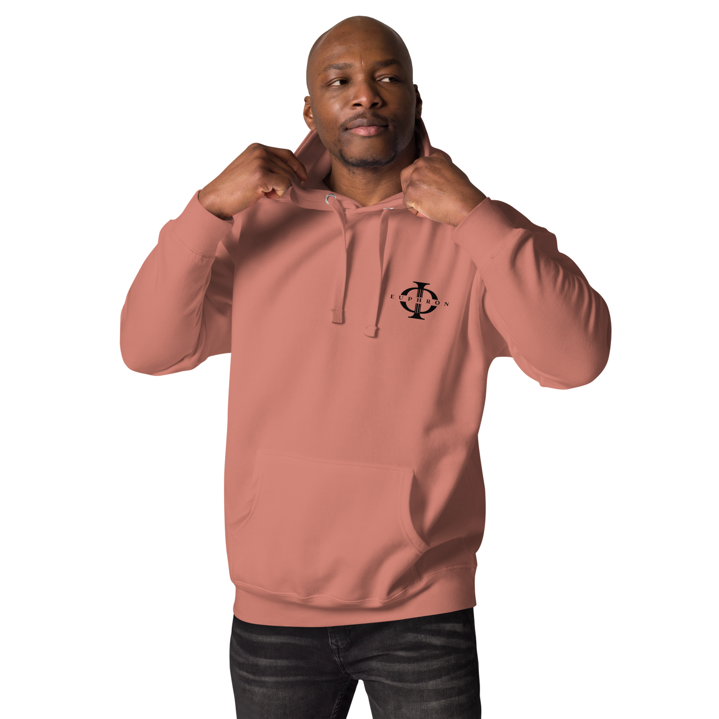 Hoodie - The Vitruvian Handball Goalkeeper - Rose