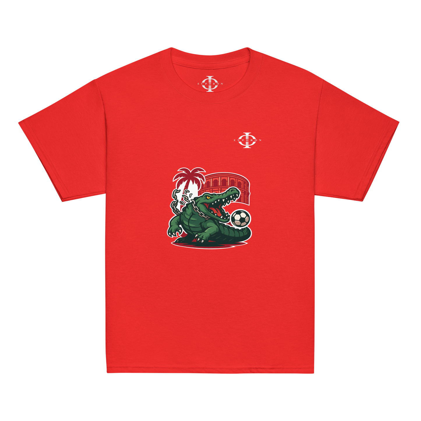 T-shirt enfant - Crocodile Nîmois - Rouge