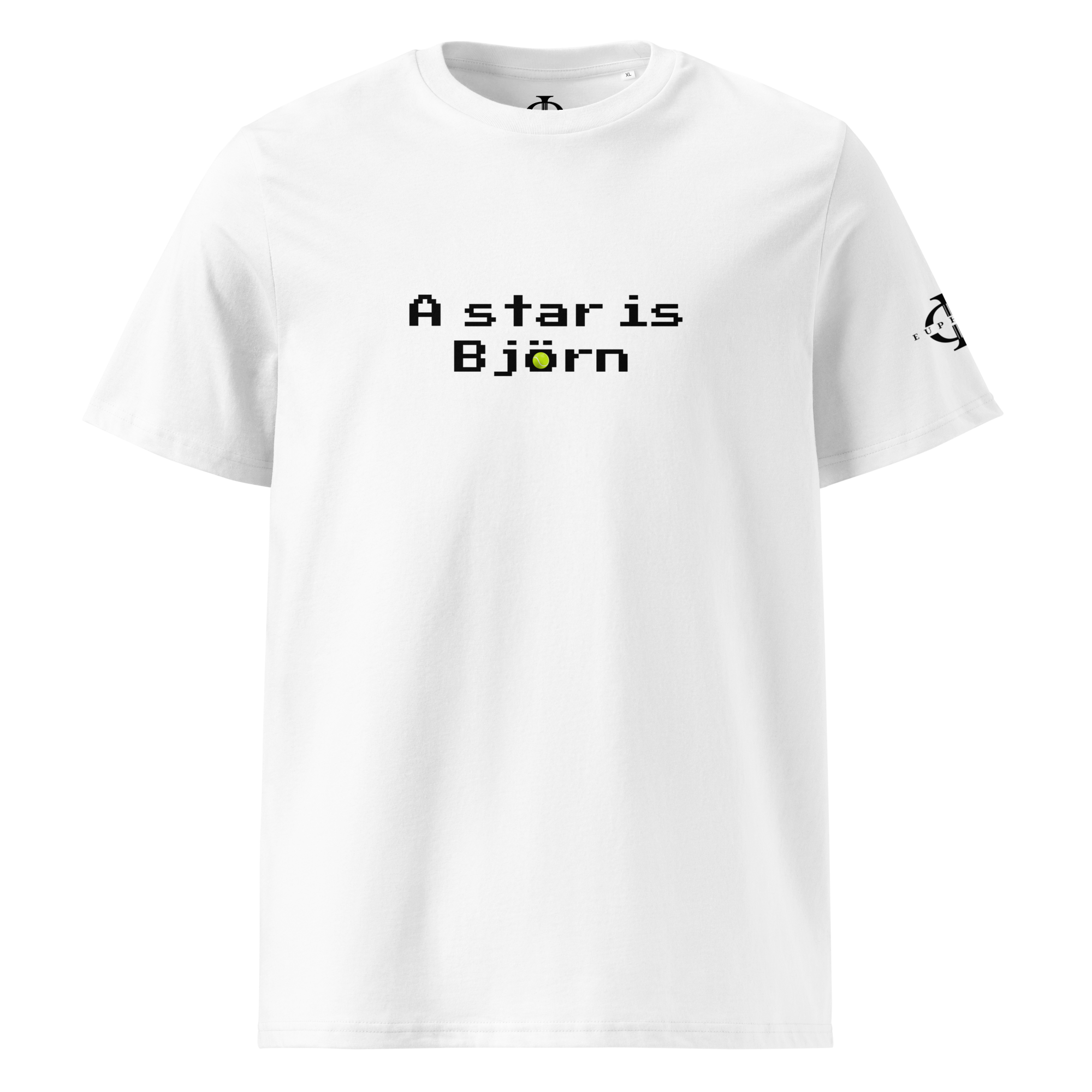 T-shirt - A star is Björn - Blanc Euphron Store