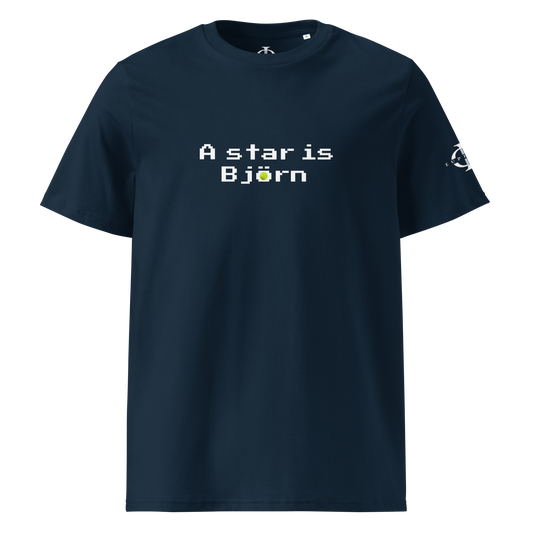 T-shirt - A star is Björn - Bleu marine