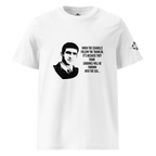 T-shirt - Cantona: "When the seagulls..." - Blanc Euphron Store