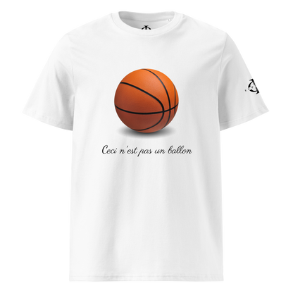 T-shirt - Ceci n'est pas un ballon de basketball - Blanc