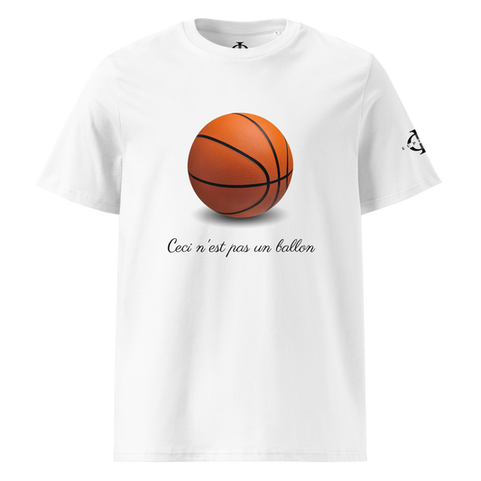 T-shirt - Ceci n'est pas un ballon de basketball - Blanc