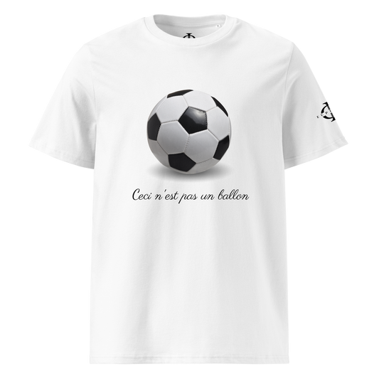 T-shirt - Ceci n'est pas un ballon de football - Blanc