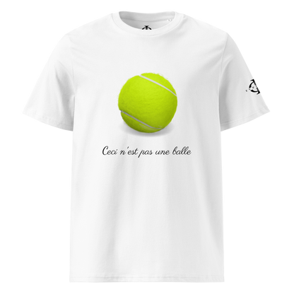 T-shirt - Ceci n'est pas une balle de tennis - Blanc