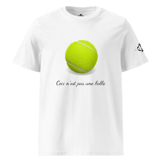 T-shirt - Ceci n'est pas une balle de tennis - Blanc
