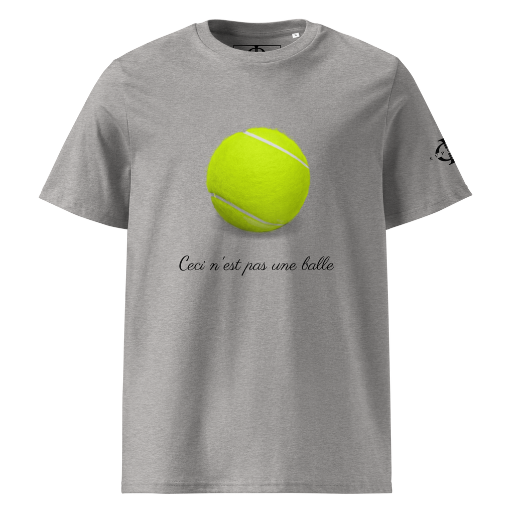 T-shirt - Ceci n'est pas une balle de tennis - Gris Euphron Store