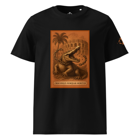 T-shirt - Crocodilus Numquam Moritur - Noir