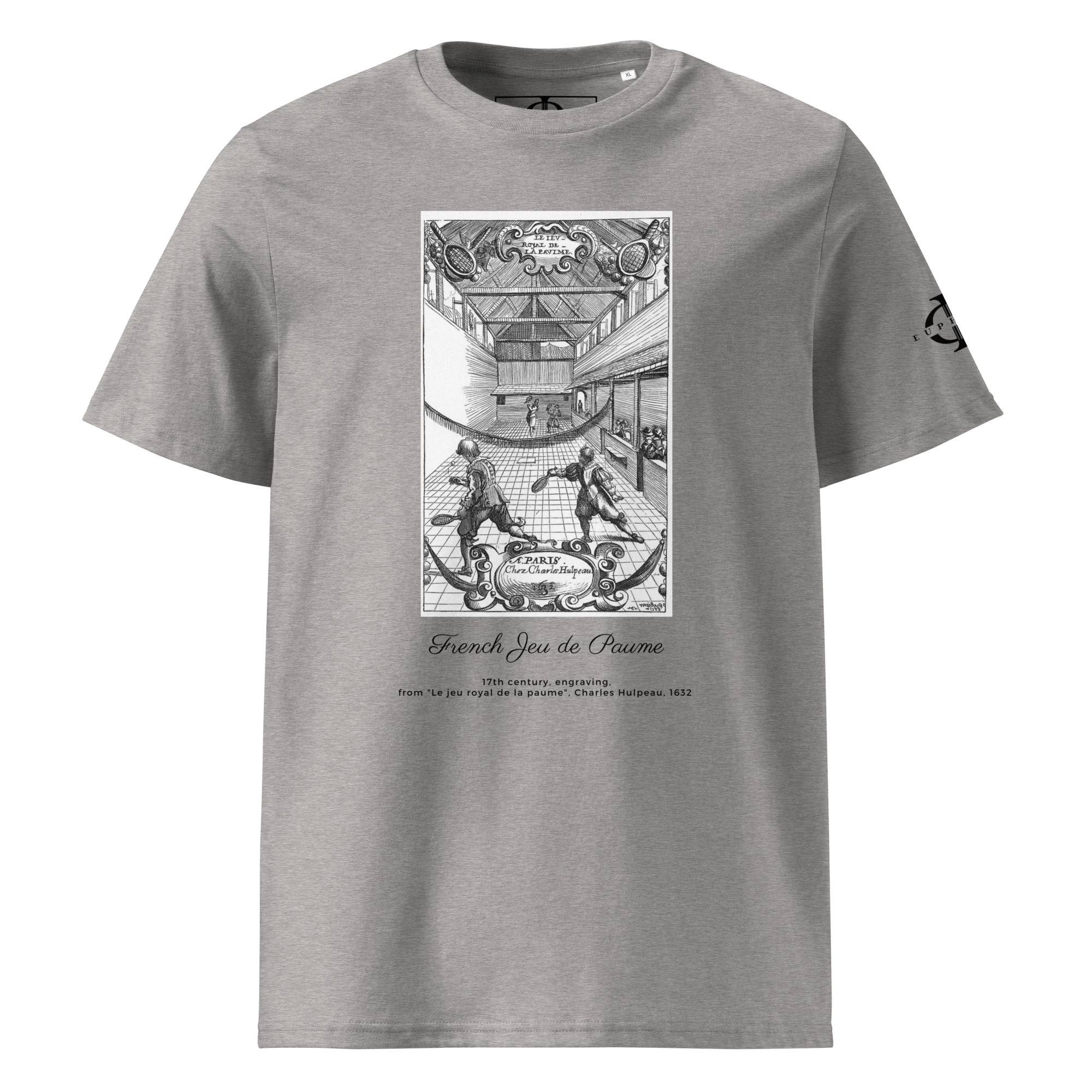T-shirt - French jeu de paume - Gris Euphron Store