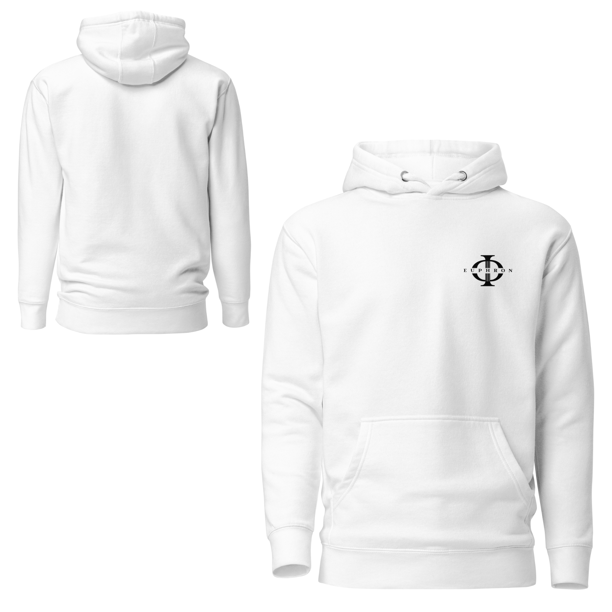 Hoodie - Euphron Classic - Blanc Euphron Store