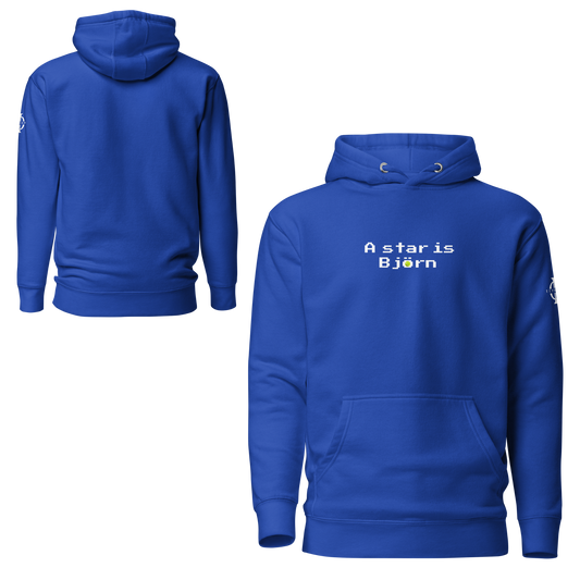 Hoodie - A star is Björn - Bleu