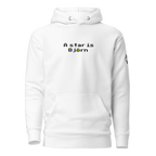 Hoodie - A star is Björn - Blanc Euphron Store