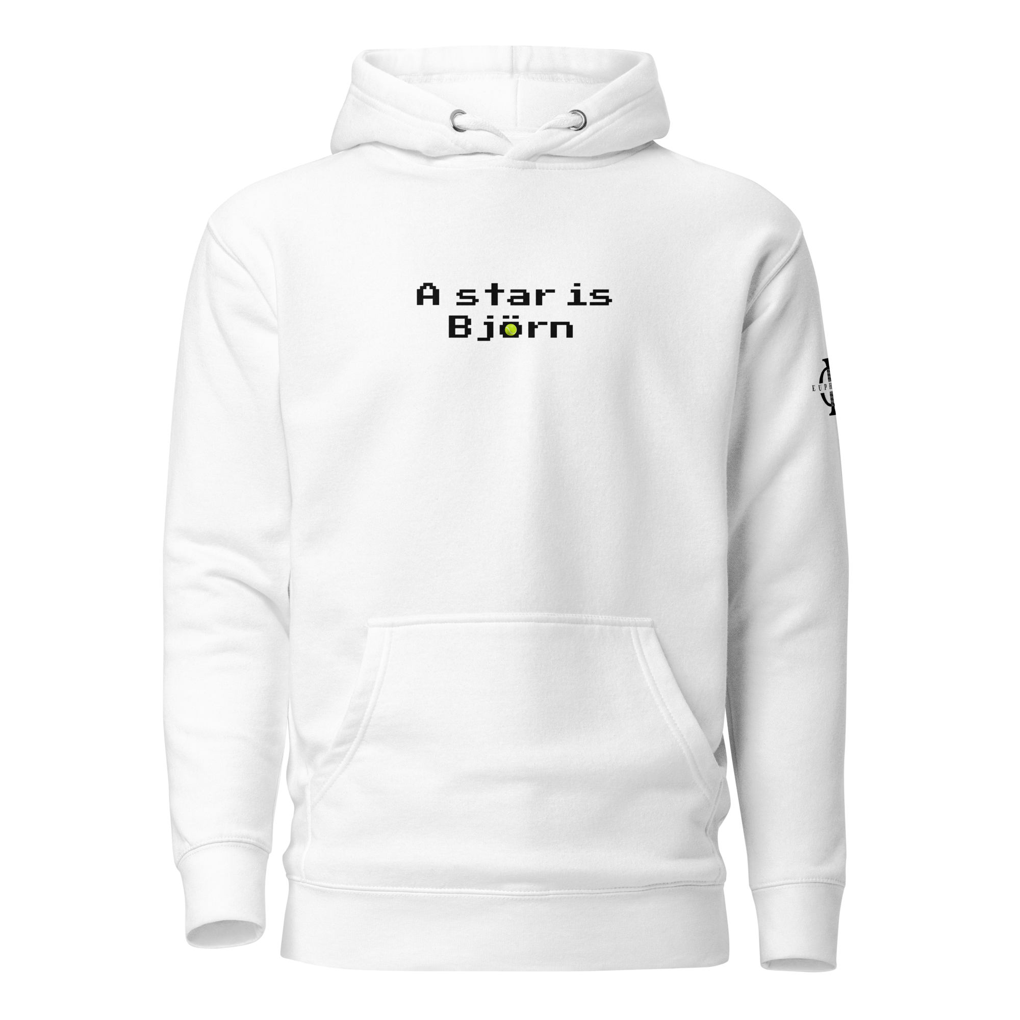 Hoodie - A star is Björn - Blanc Euphron Store
