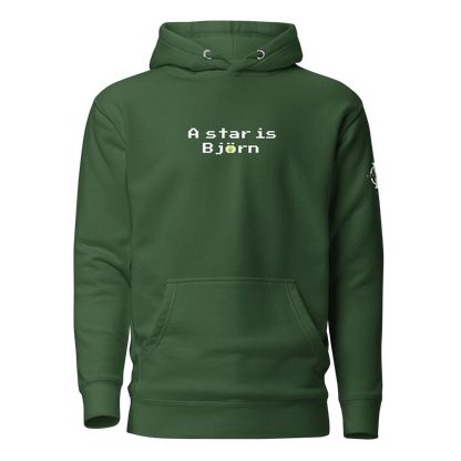 Hoodie - A star is Björn - Vert