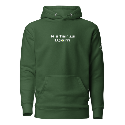 Hoodie - A star is Björn - Vert