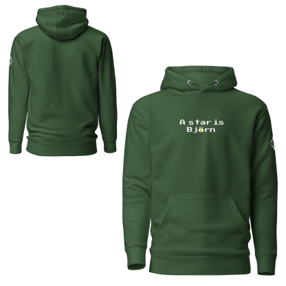 Hoodie - A star is Björn - Vert