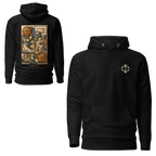 Hoodie - Basketball, Picasso style - Noir Euphron Store