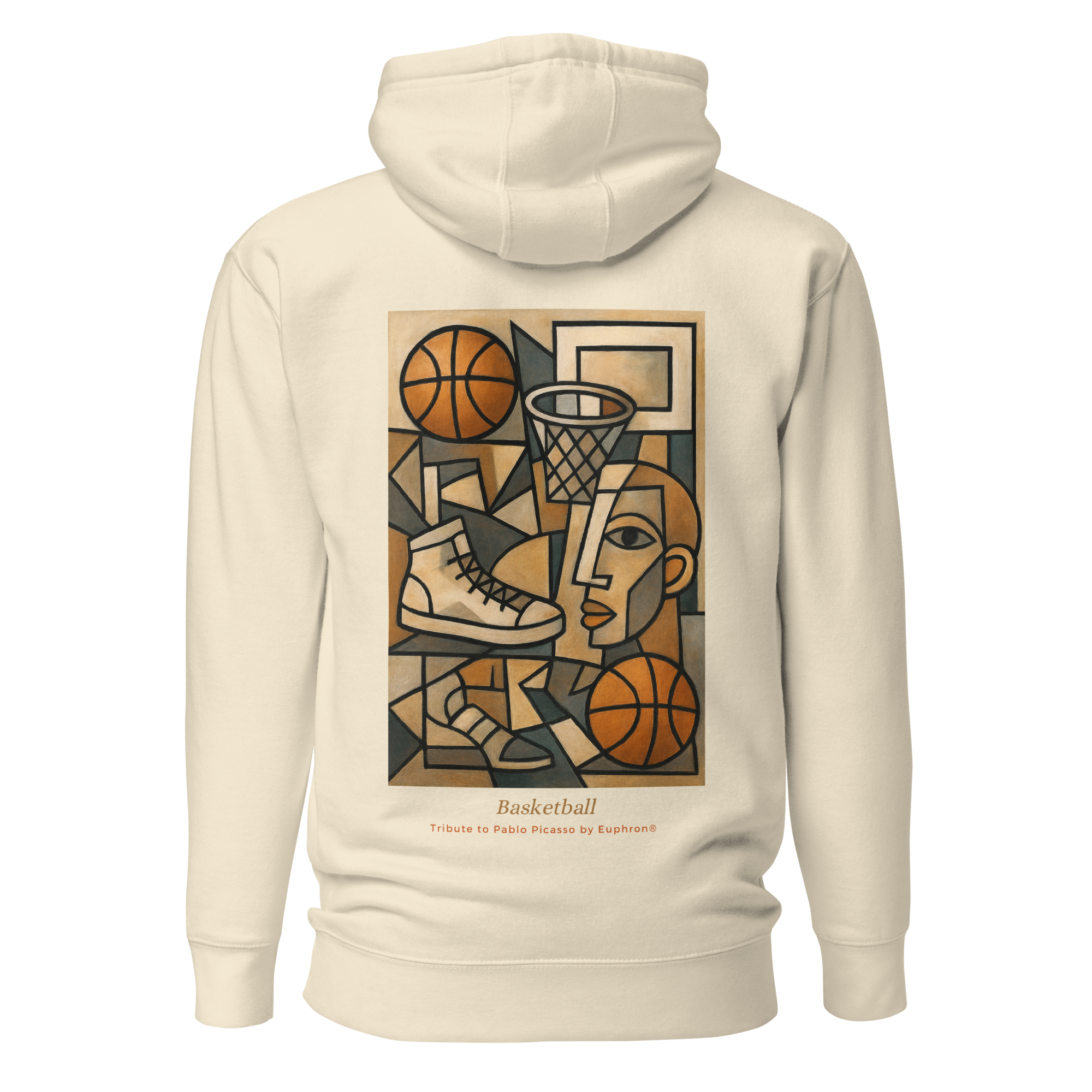 Hoodie - Basketball, Picasso style - Ivoire Euphron Store