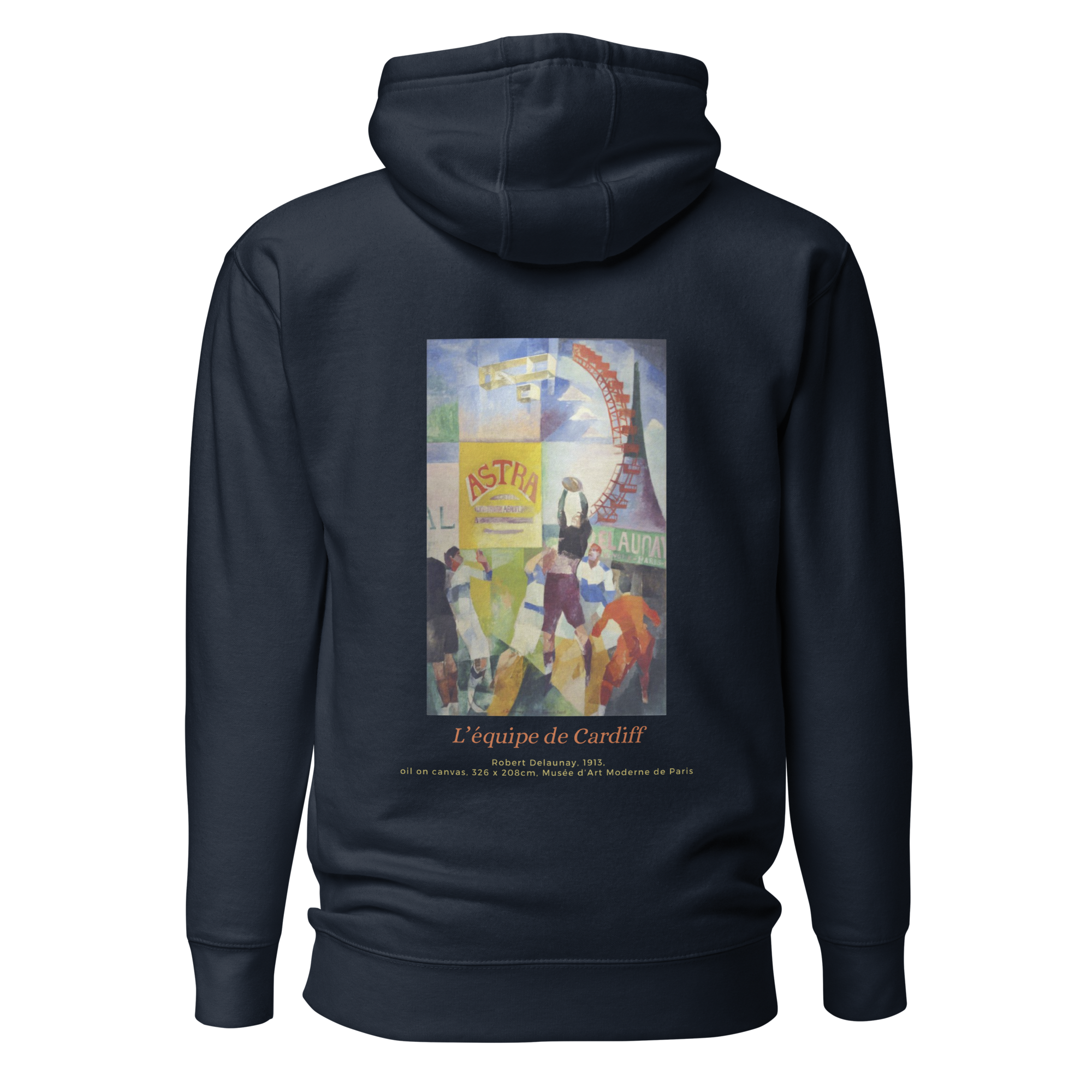 Hoodie - L'équipe de Cardiff, Robert Delaunay - Bleu marine Euphron Store