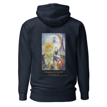 Hoodie - L'équipe de Cardiff, Robert Delaunay - Bleu marine