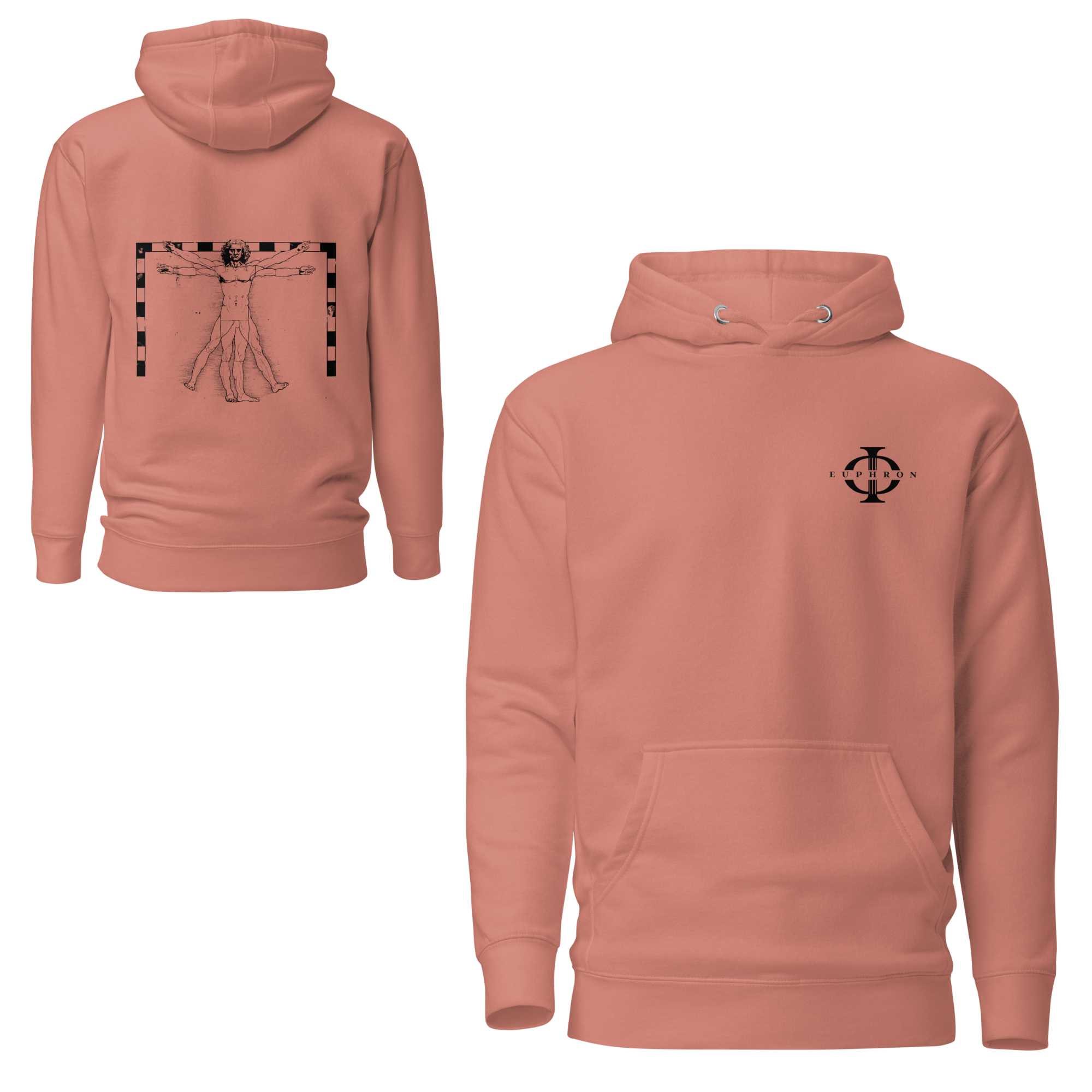 Hoodie - The Vitruvian Handball Goalkeeper - Rose Euphron Store