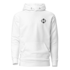 Hoodie - The Vitruvian Handball Goalkeeper - Blanc Euphron Store