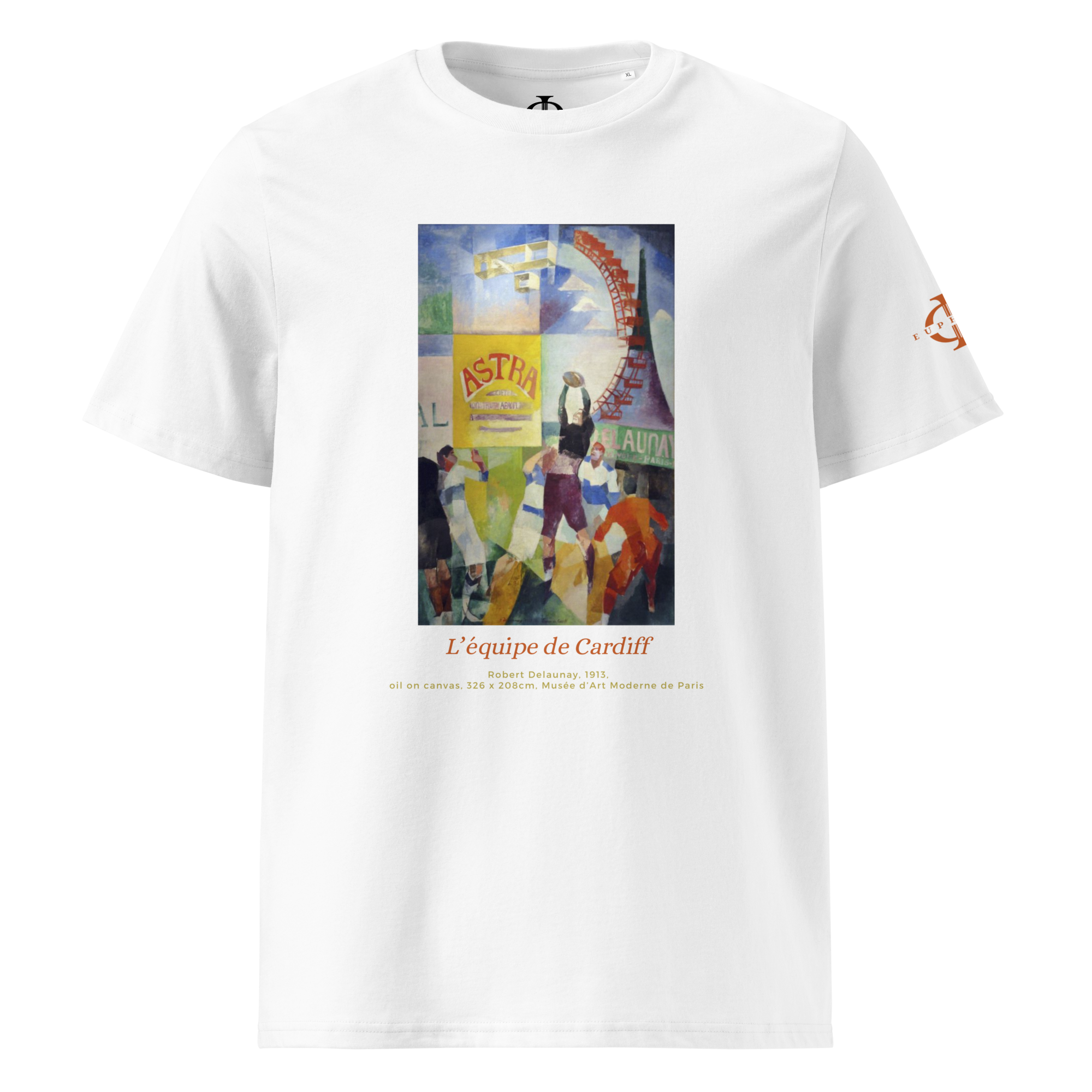 T-shirt - L'équipe de Cardiff, Robert Delaunay - Blanc Euphron Store
