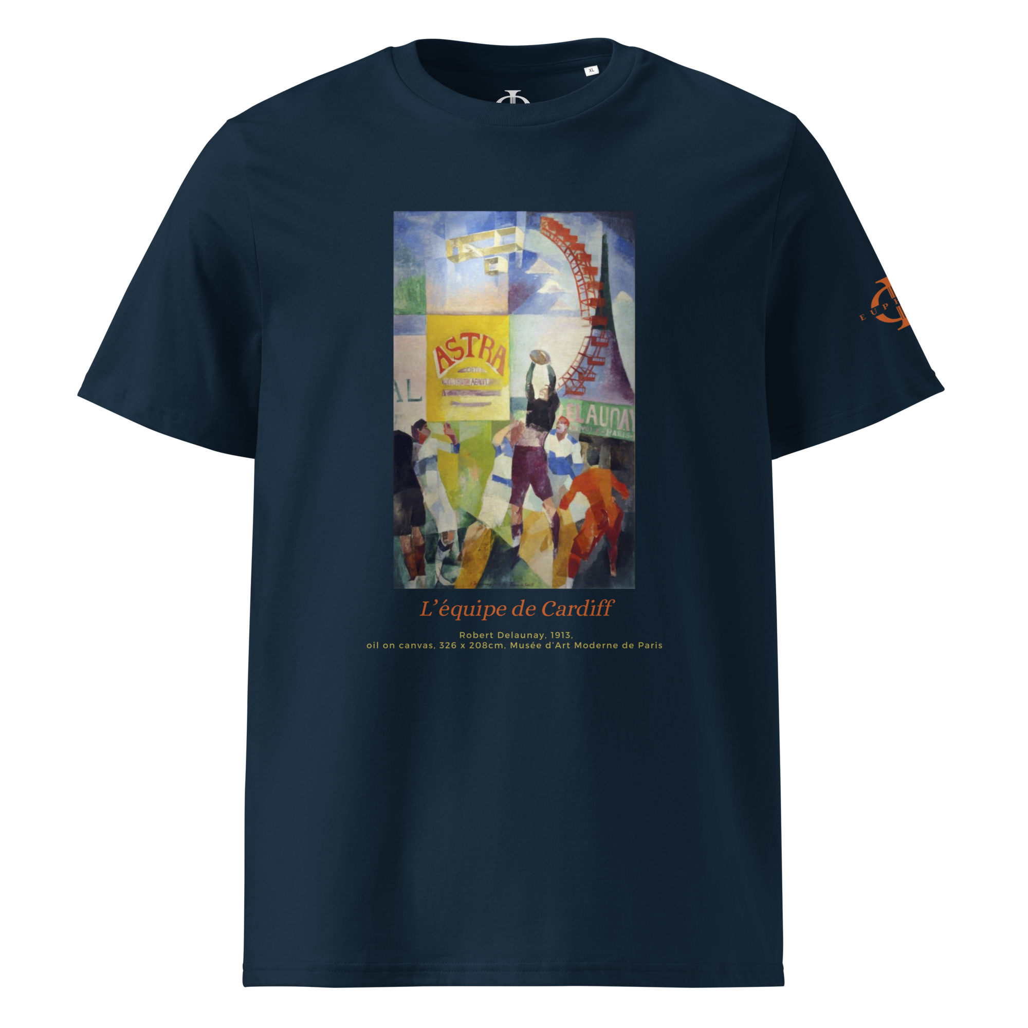 T-shirt - L'équipe de Cardiff, Robert Delaunay - Bleu marine Euphron Store