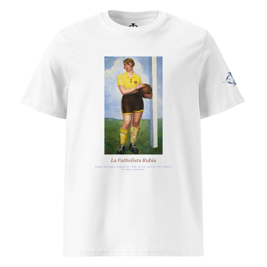 T-shirt - La Futbolista Rubia, Ángel Zárraga - Blanc