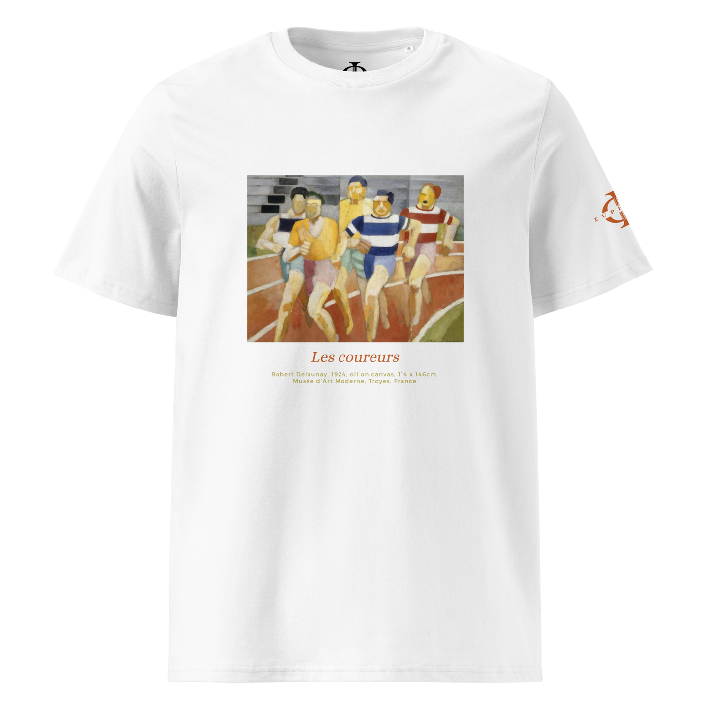 T-shirt - Les Coureurs, Robert Delaunay - Blanc