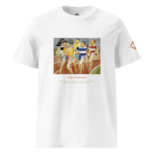 T-shirt - Les Coureurs, Robert Delaunay - Blanc