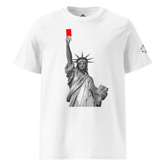 T-shirt - Liberty's Red Card - Blanc