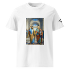 T-shirt - Messi et Ronaldo à l'Ecole d'Athènes - Blanc Euphron Store
