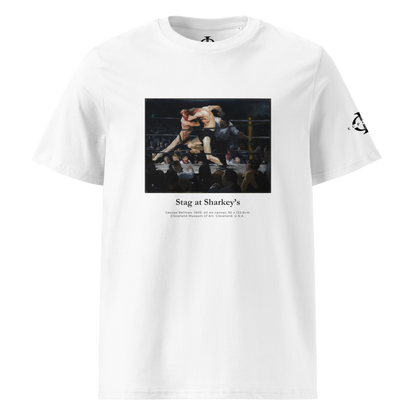 T-shirt - Stag at Sharkey's, George Bellows - Blanc