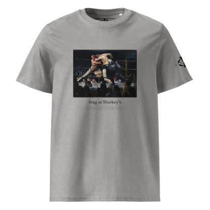 T-shirt - Stag at Sharkey's, George Bellows - Gris