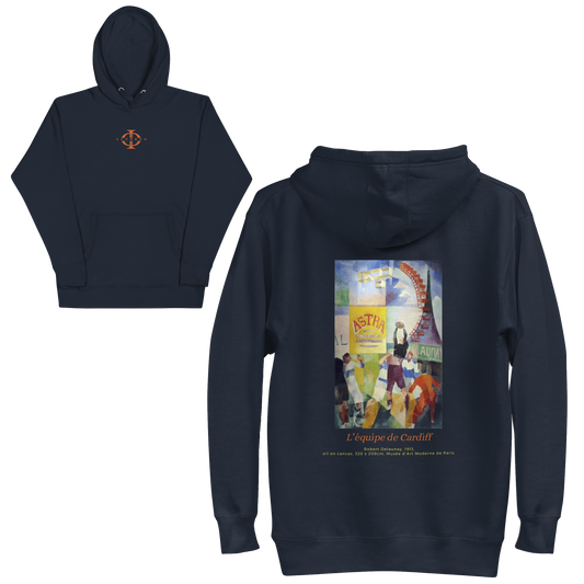 Hoodie - L'équipe de Cardiff, Robert Delaunay - Bleu marine