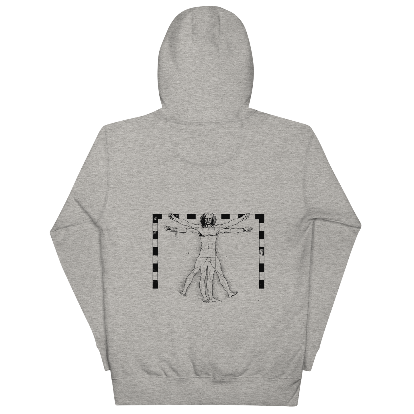 Sweat à Capuche - The Vitruvian Handball Goalkeeper - Gris