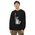 Sweatshirt - Liberty's Red Card - Noir Euphron Store