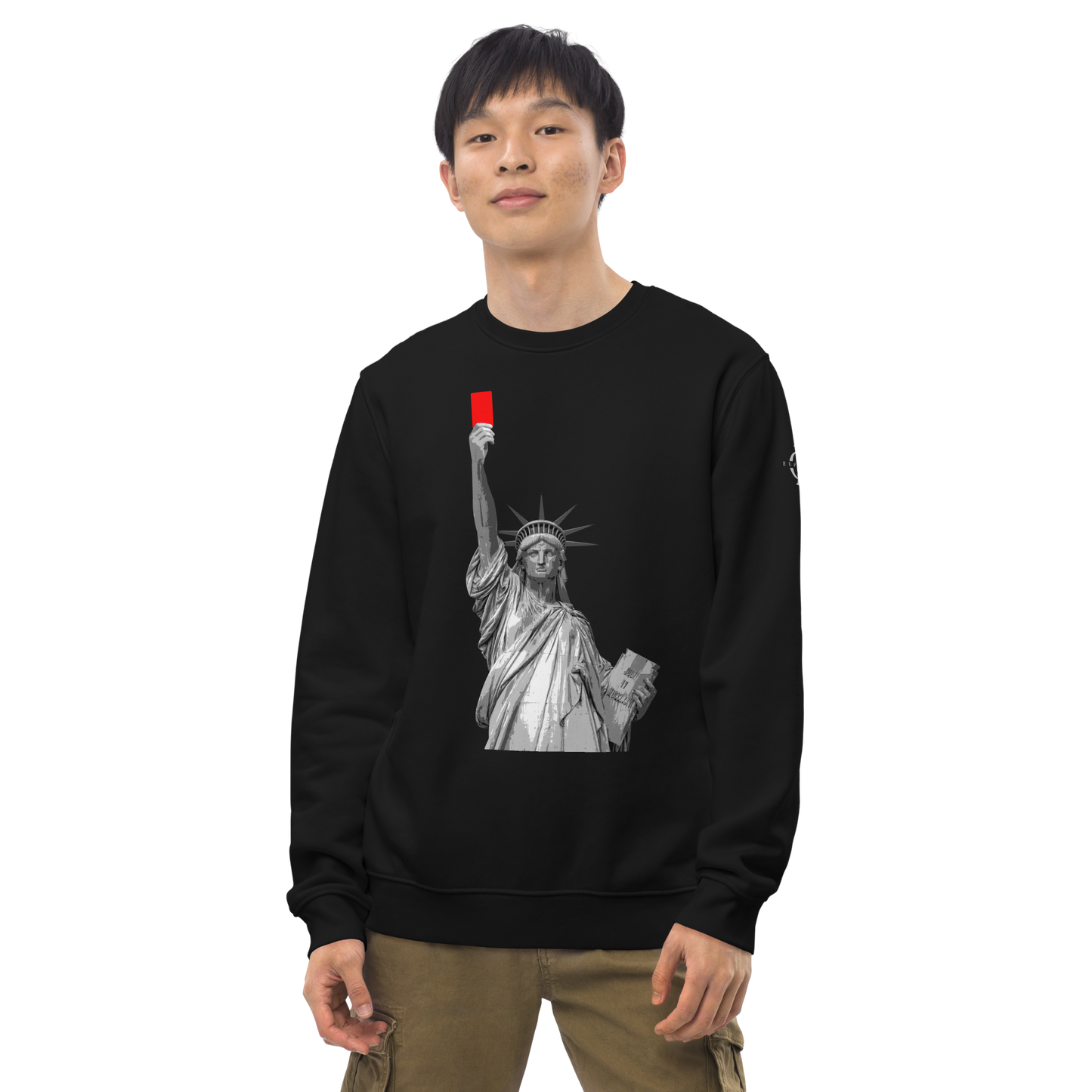 Sweatshirt - Liberty's Red Card - Noir