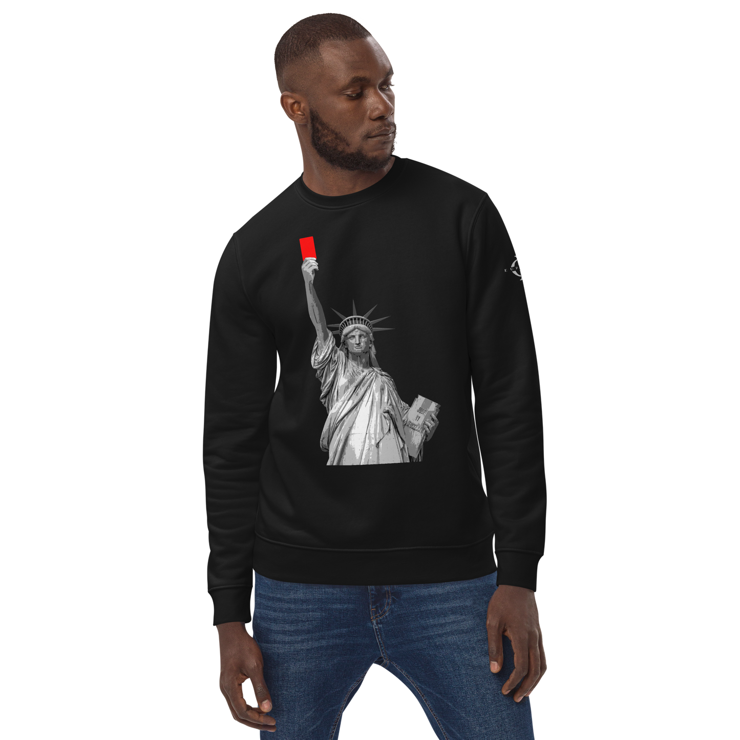 Sweatshirt - Liberty's Red Card - Noir