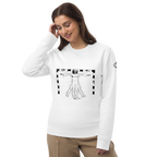 Sweatshirt - The Vitruvian Handball Goalkeeper - Blanc Euphron Store