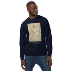 Sweatshirt - The sumo wrestlers Uzugafuchi Kandayu and Takasaki Ichijuro, Hokusai - Bleu marine Euphron Store