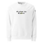 Sweatshirt - A star is Björn - Blanc Euphron Store