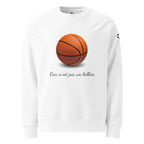 Sweatshirt - Ceci n'est pas un ballon de basketball - Blanc Euphron Store