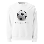 Sweatshirt - Ceci n'est pas un ballon de football - Blanc Euphron Store