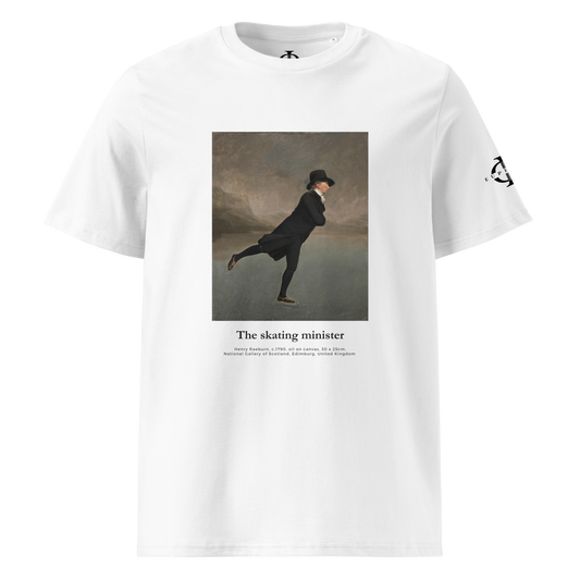 T-shirt - The skating minister, Henry Raeburn - Blanc